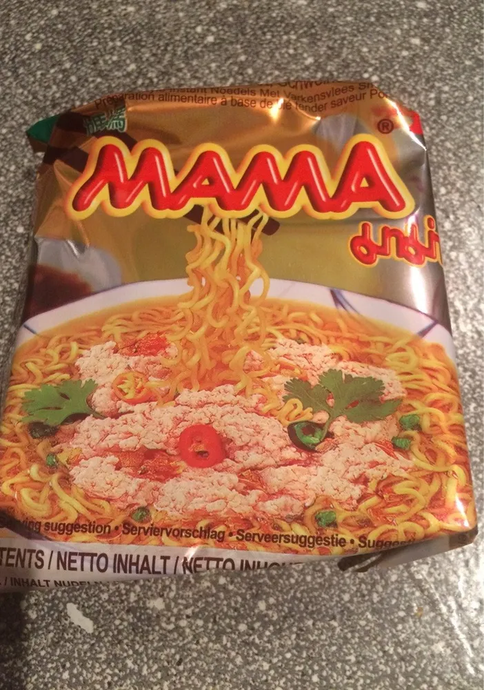 Soupe Nouille Porc Mama Carton 30X55G Thailande