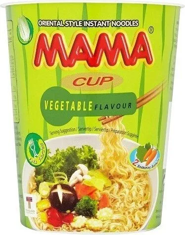 Cup Oriental Style Instant Noodles Vegetable Flavour