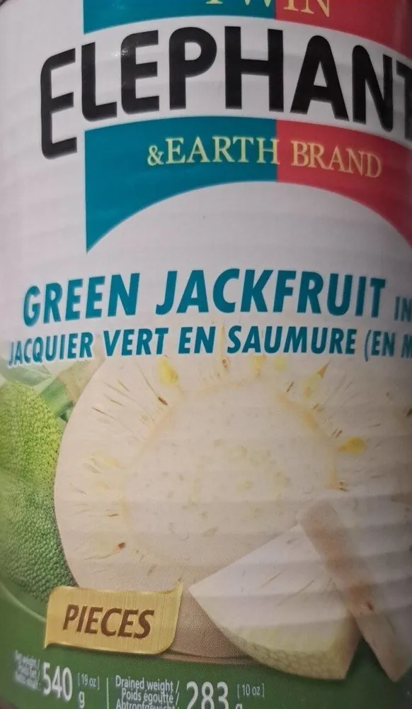 Green jackfruit in brine (jacquier very en saumure)