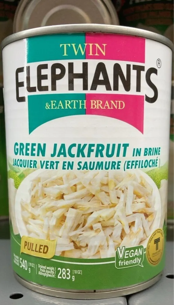 Green jackfruit in brine