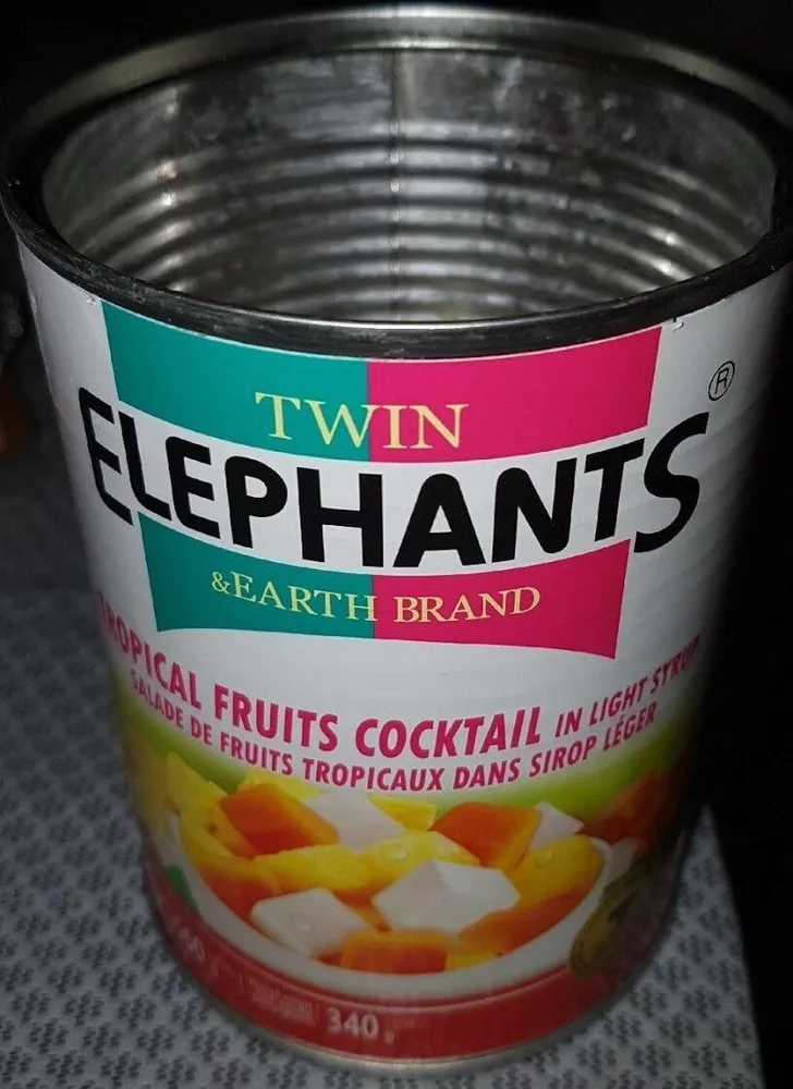 Tropical fruits cocktail