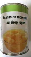 Ananas en morceaux au sirop léger