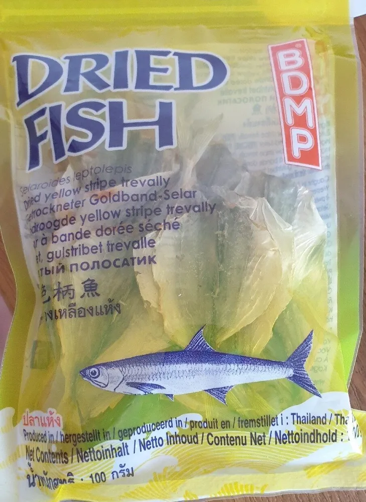 Dried Yellow Stripe Trevally