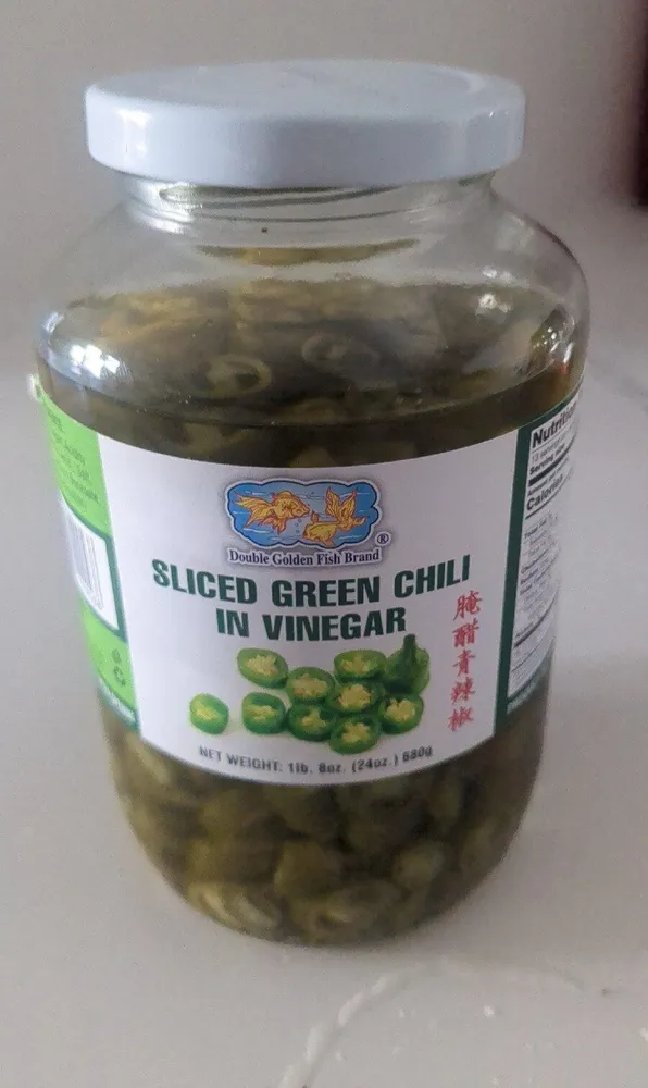 Green Chili In Vinegar