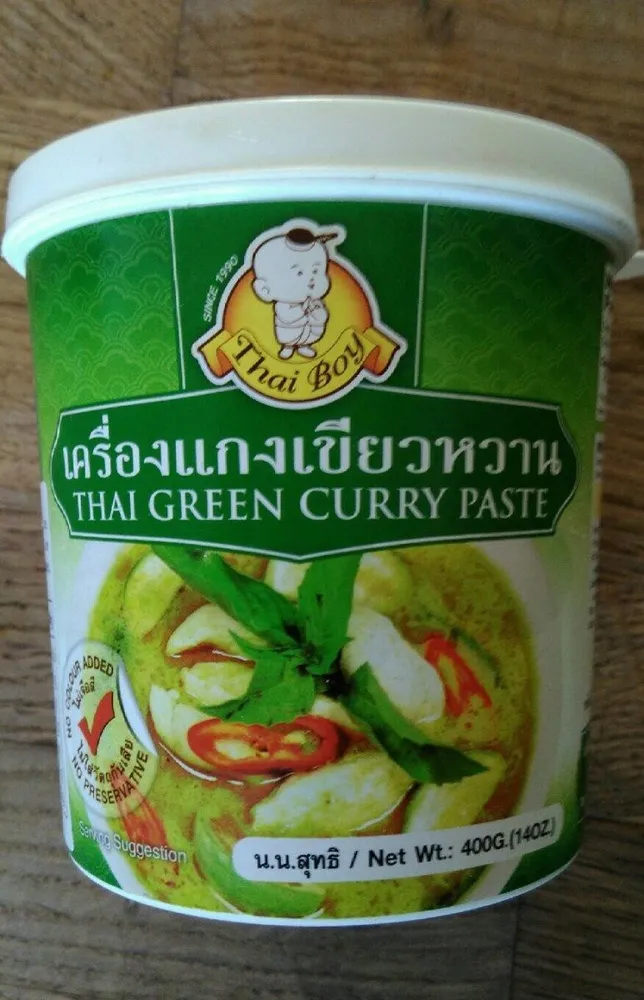 Pâte de Curry Vert