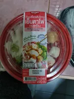ก๋วยเตี๋ยวเส้นใหญ่ เย็นตาโฟทรงเครื่อง