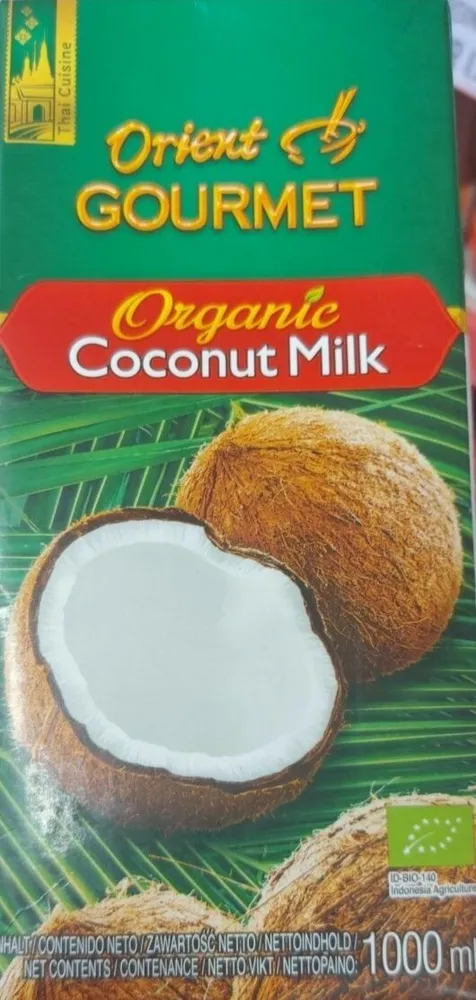 Organic coconut milk