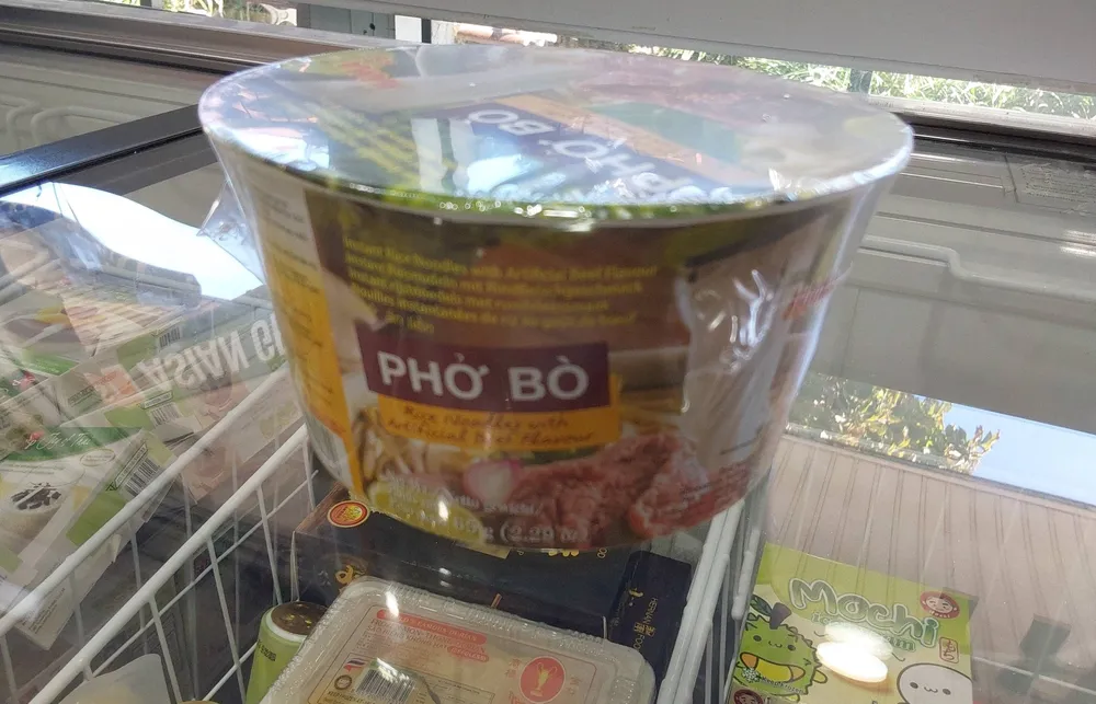 Pho Bo Rice Noodles With Artificial Beef Flavour