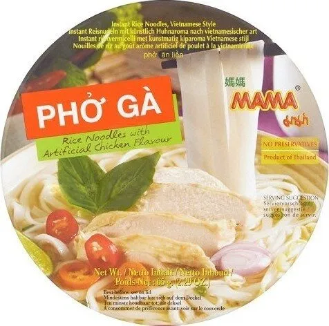 Pho Ga Rice Noodles with Artificial Chicken Flavour