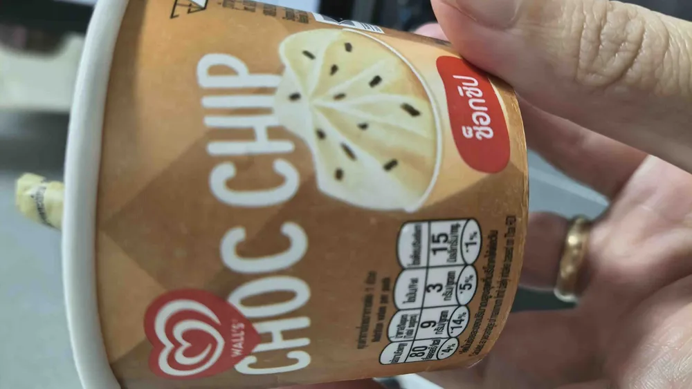 Choc chip ice cream