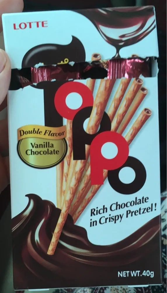 Toppo Filled Pretzel Stick Chocolate