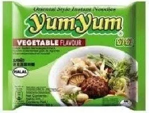 Carton 30 Soupes Nouilles Yum Yum Légumes 60G