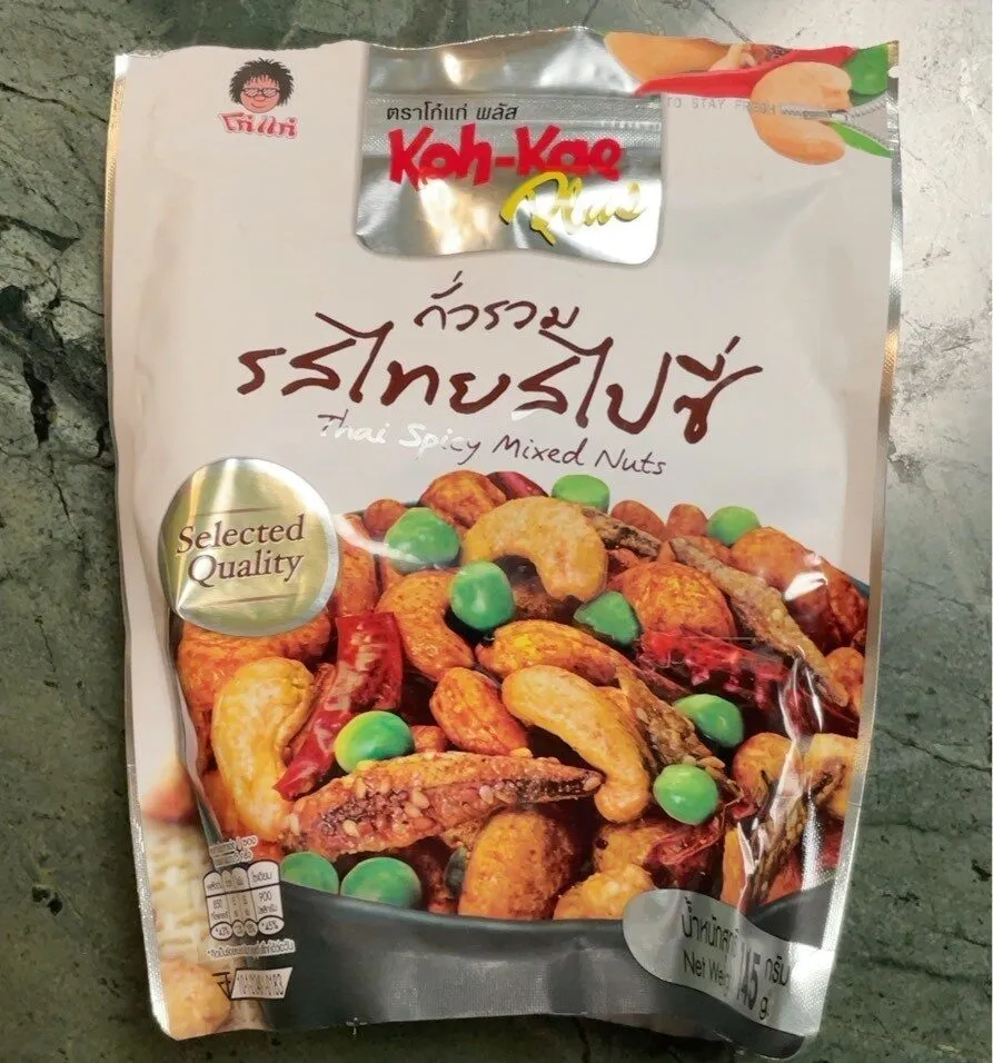 Snack Kohkae Plus Thai Spicy Mix Size 145 G