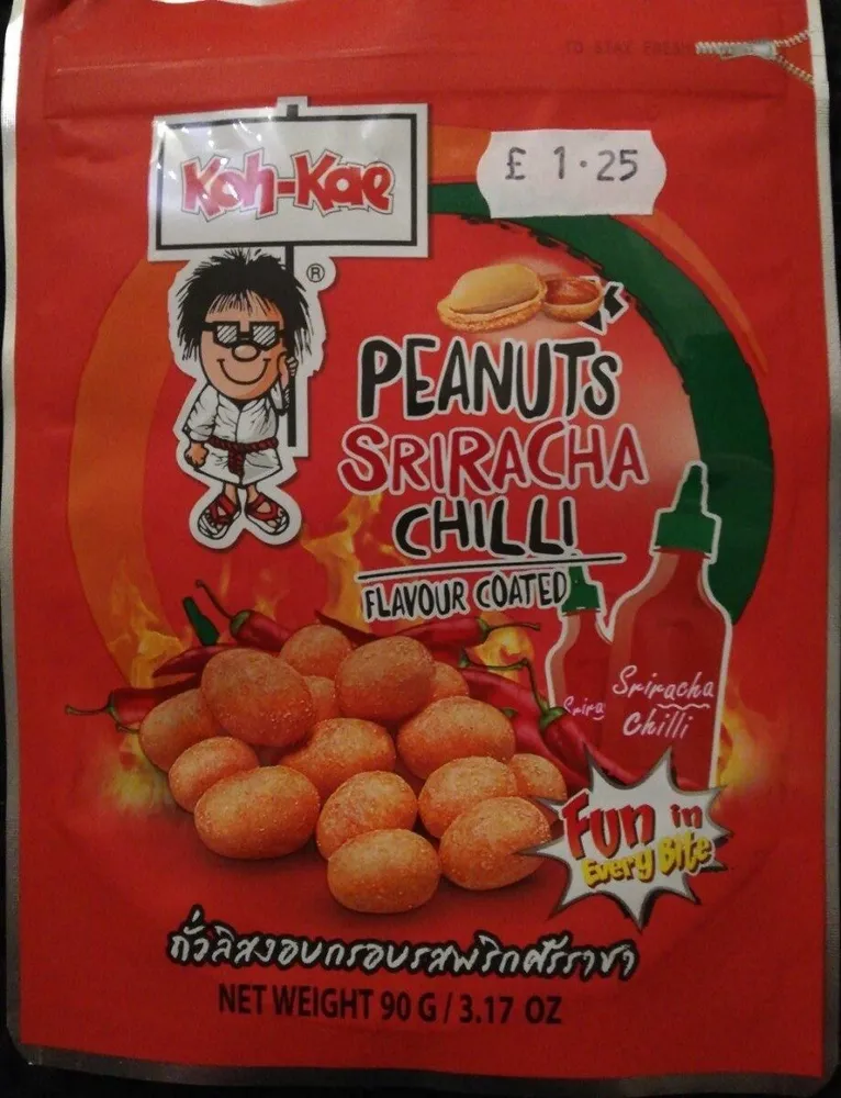 Peanuts sriracha chili