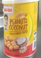 Peanuts coconut cream flavour coated
