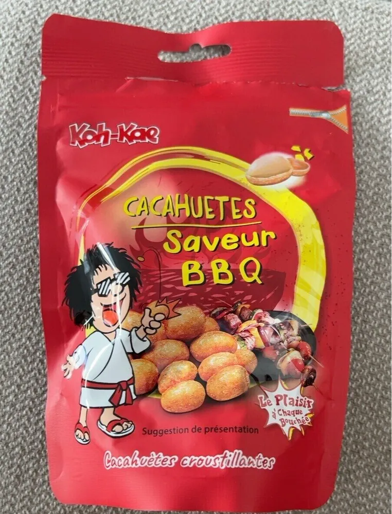 Cacahuetes saveur BBQ