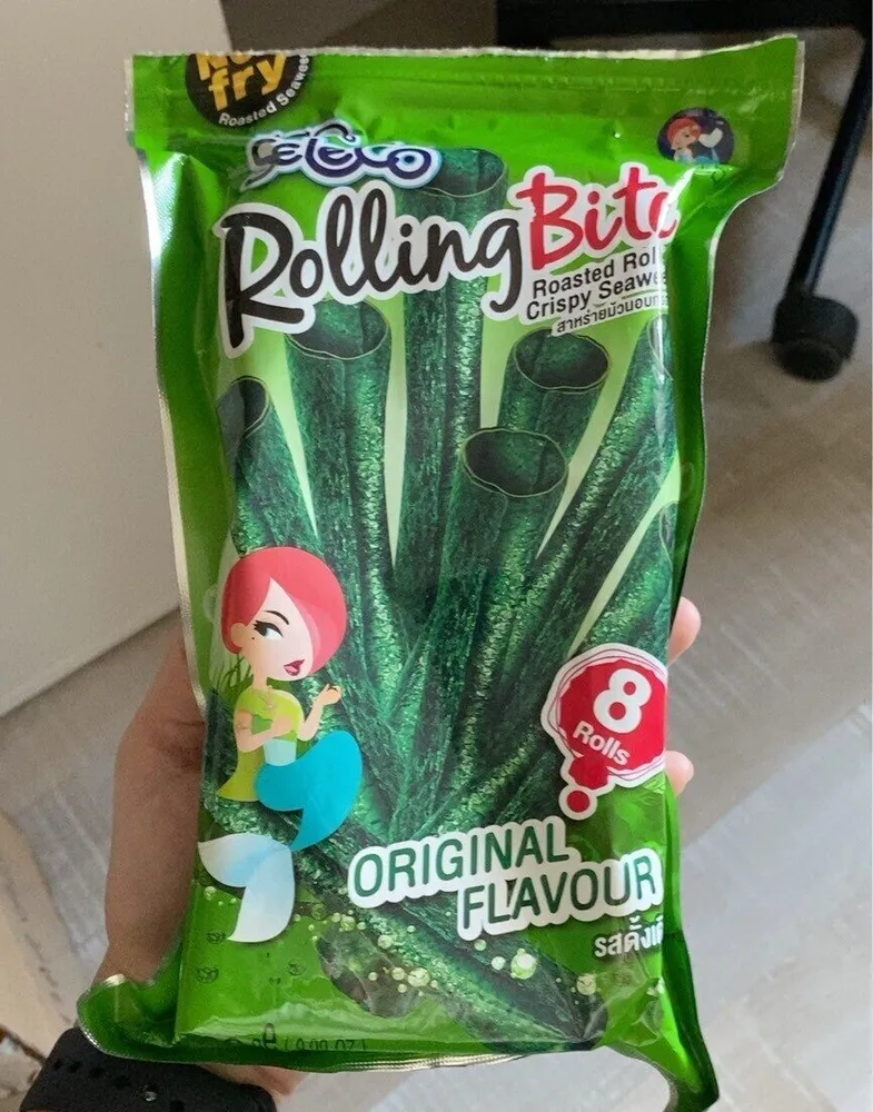 Rolling Bites Roasted Crispy Seaweed Original Flavour