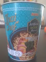 Artificial Duck Flavour Instant Oriental Style Cup Noodles