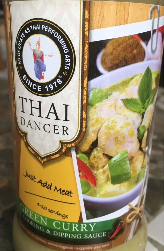 Green curry cooking and dipping sauce