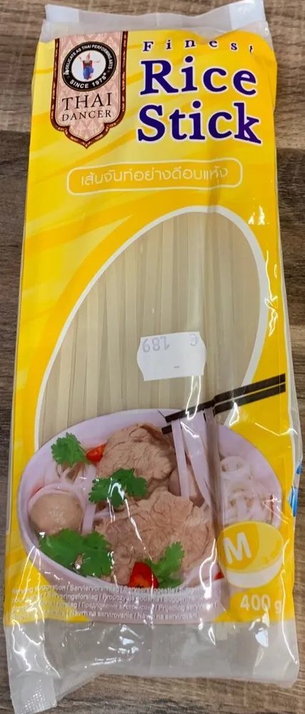 Rice Stick M (reisbandnudeln) 400G Thai Dancer