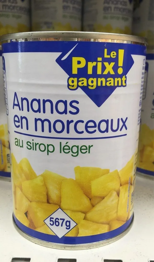 Ananas en morceaux