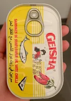 Sardines huile de tournesol avec du piment