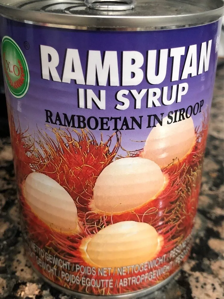 Rambutan in syrup