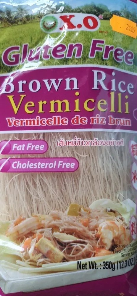 Vermicelles de riz brun
