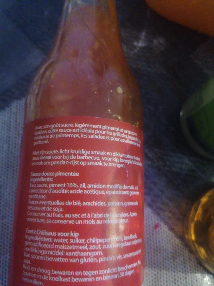 Sauce Au Piment Pour Volailles