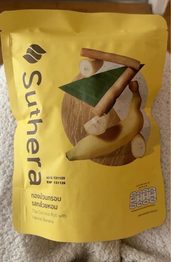 Thai Coconut Roll with Natural Banana