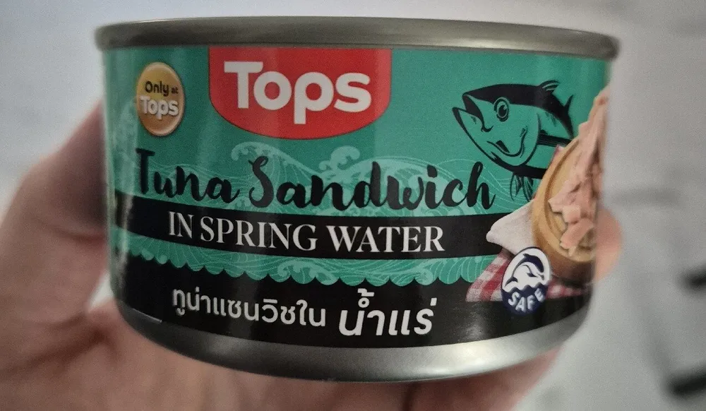 TUNA CHUNK IN SPRING WATER (TOPS BRAND)
