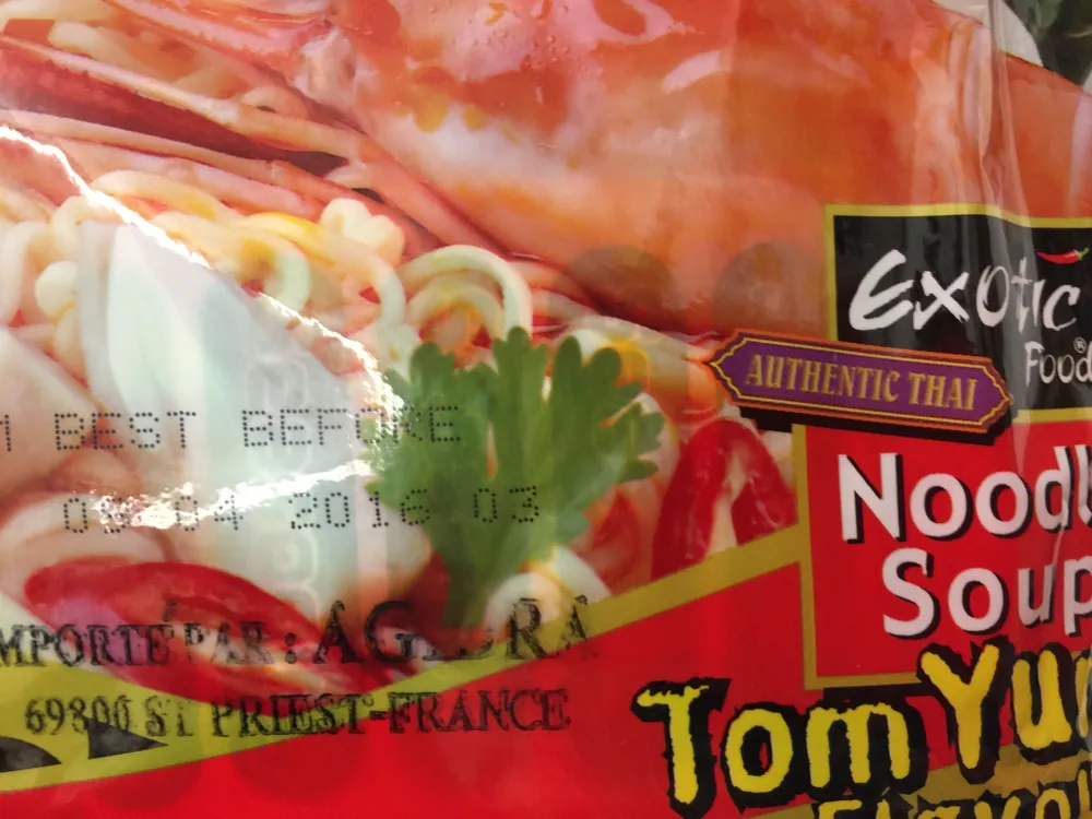 Tom yum noodle soup