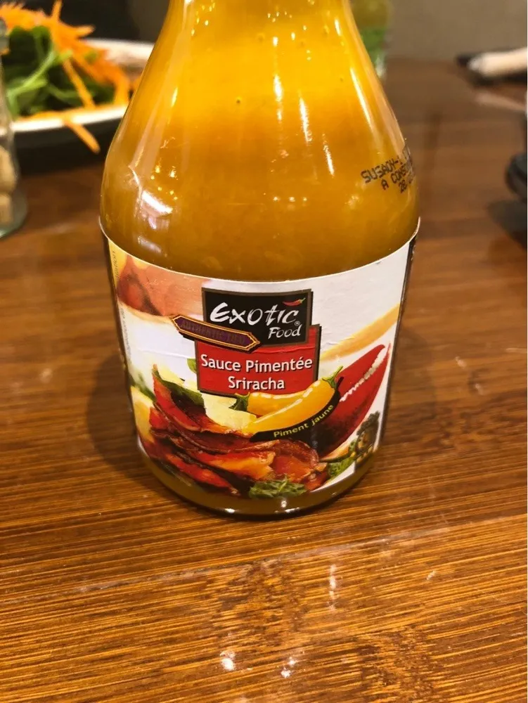 Sauce pimentee sriracha