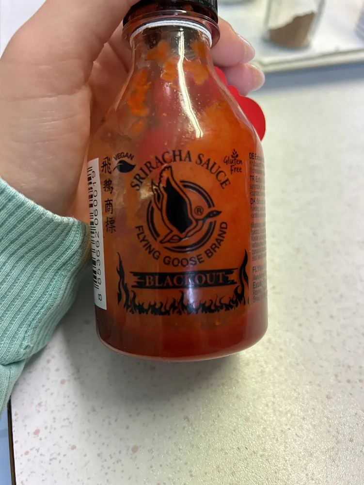 Sriracha Hot Chili Blackout
