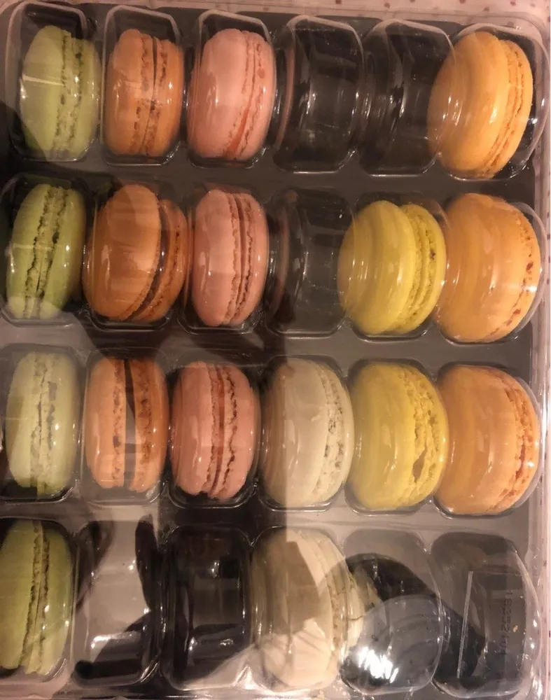 Macarons surgelés au gout exotique