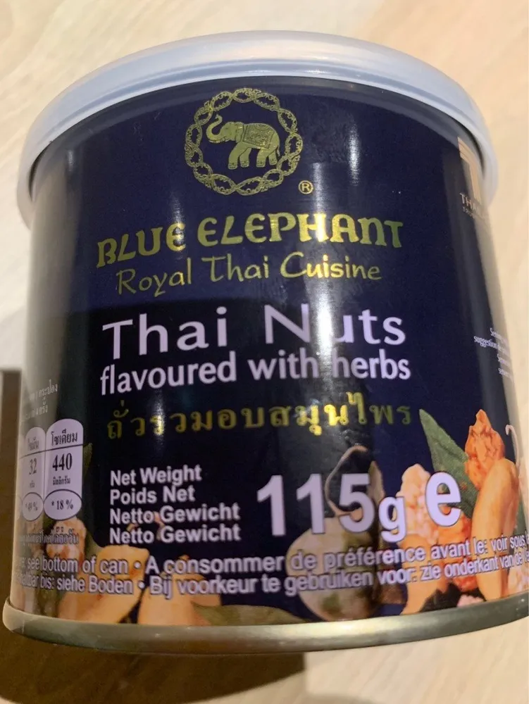 Blue Elephant Nuts Flavoured With Herbs 115G