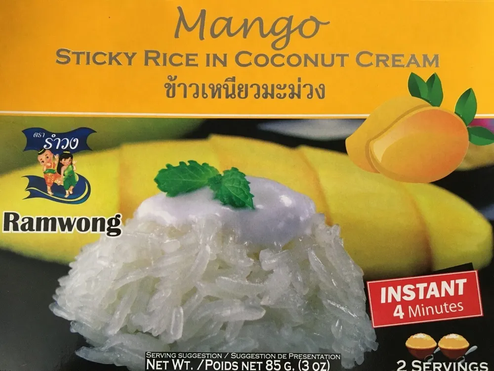 Riz gluant à la mangue