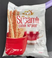 Susamli çubuk kraker