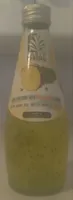 Basil Seed Drink with Pineapple Flavor