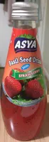 Basil seed drink strawberry