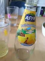 Basil seed drink Ananas