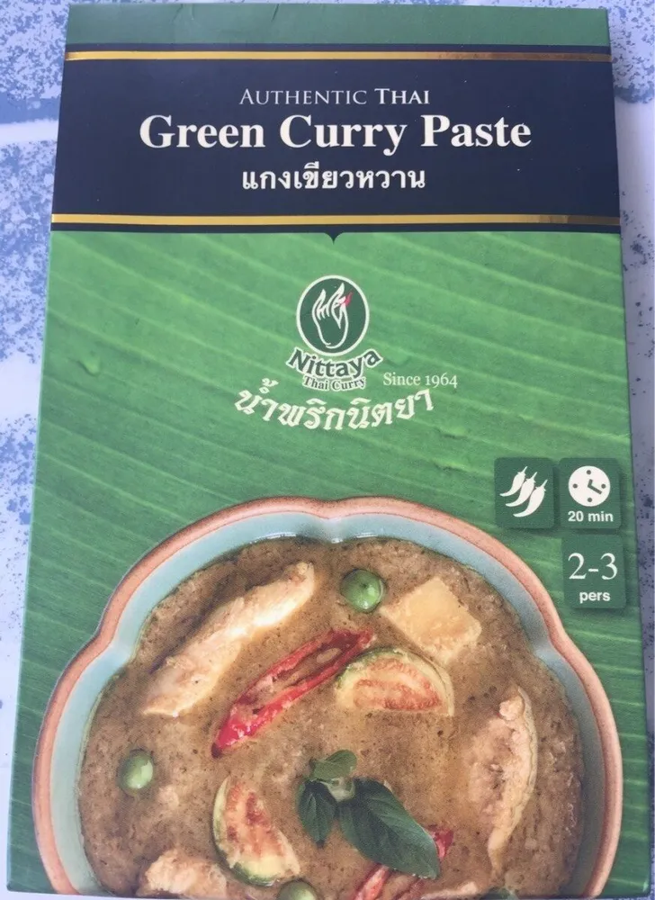 Pate De Curry Vert Nittaya