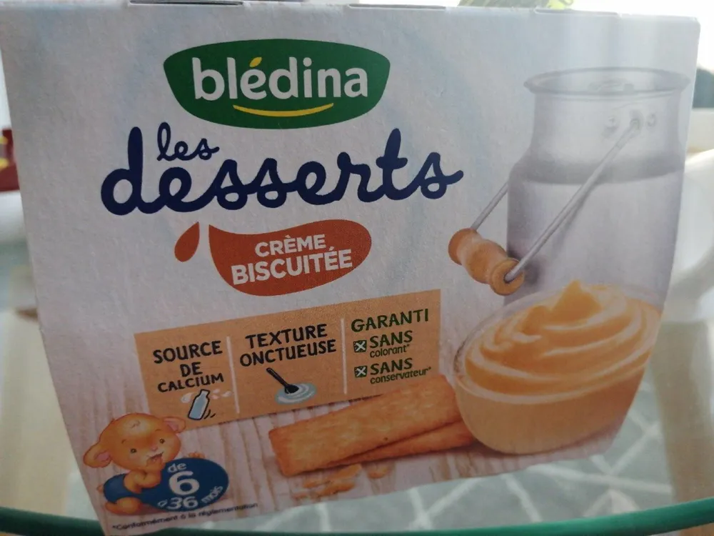 Crème biscuitée