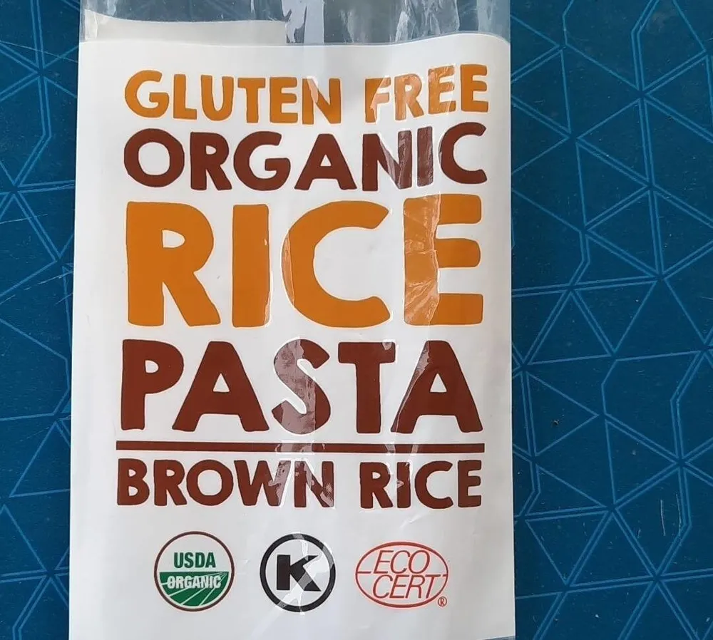 Gluten free organic Rice pasta Brown rice