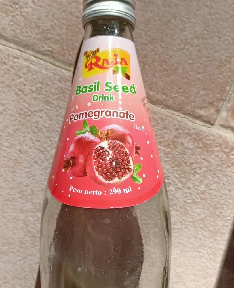 Basil Seed Drink Pomegranate