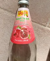 Basil Seed Drink Pomegranate