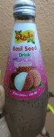 Basil seed drink lychee