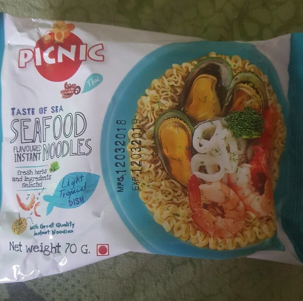 Seafood flavoured instant Noodles