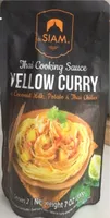 Yellow curry Thai cooking sauce