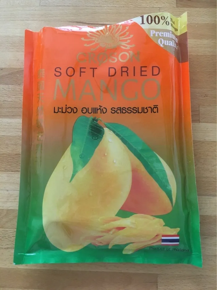 Soft dried mango